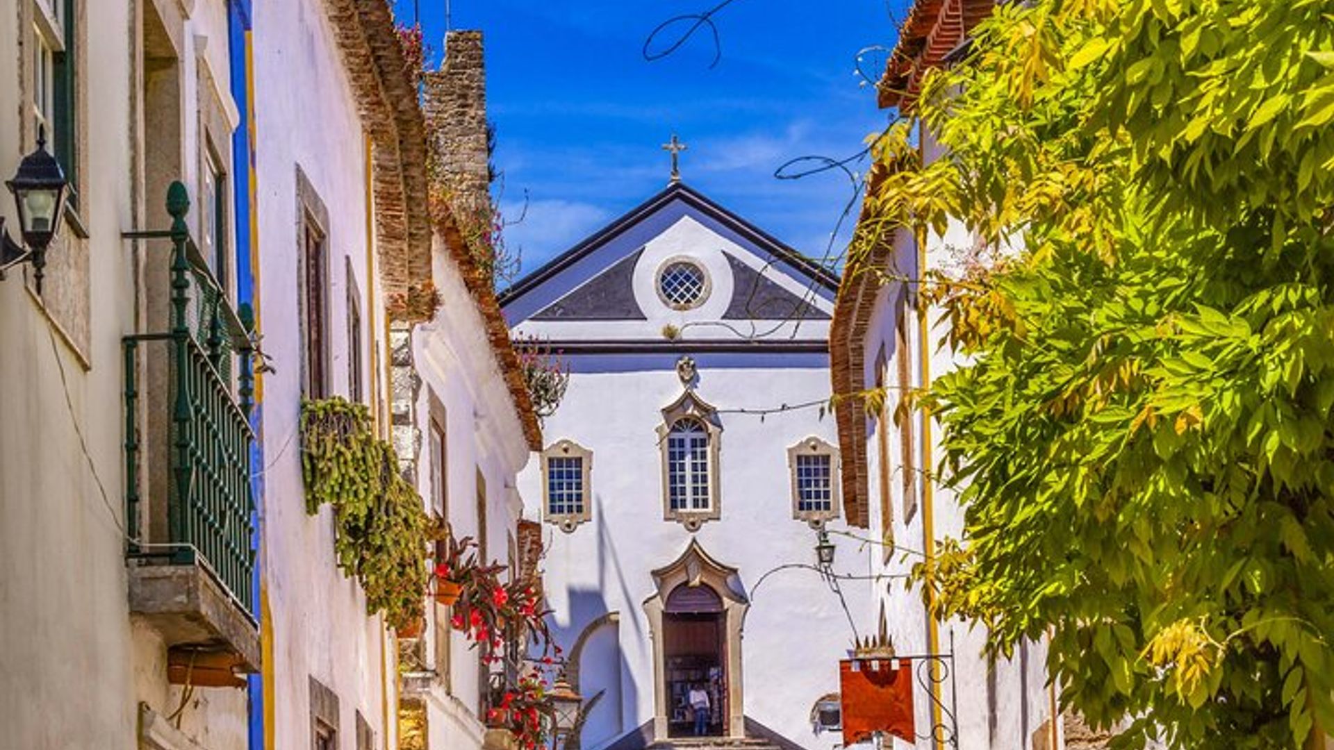 Óbidos-Rundgang mit Audioguide auf dem Smartphone