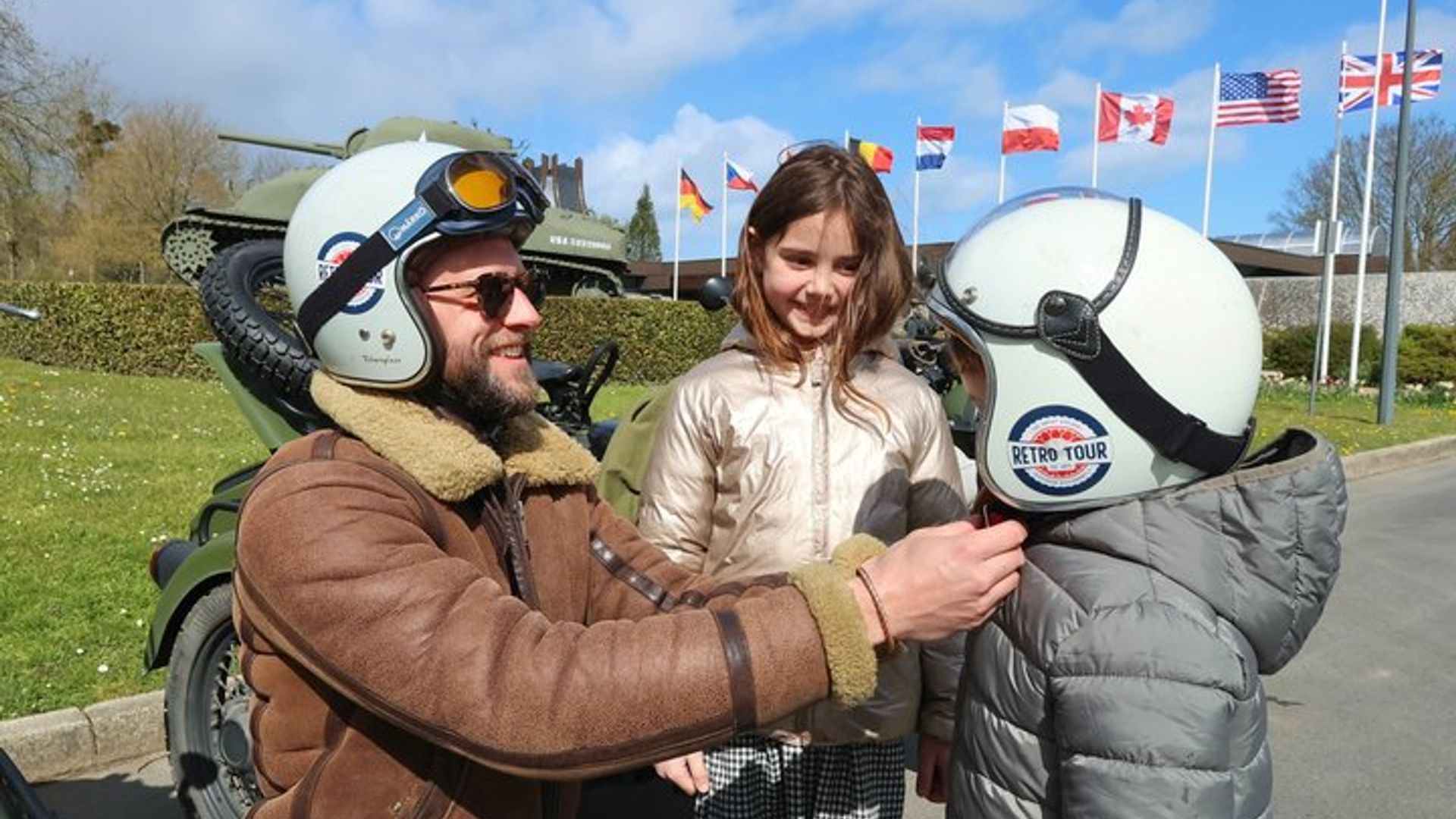 Tour privé en side-car aux plages du Débarquement