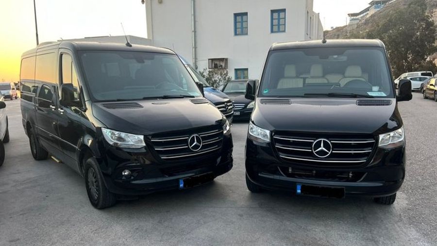 Santorini Private Transfers: 24/7 We are at your service
