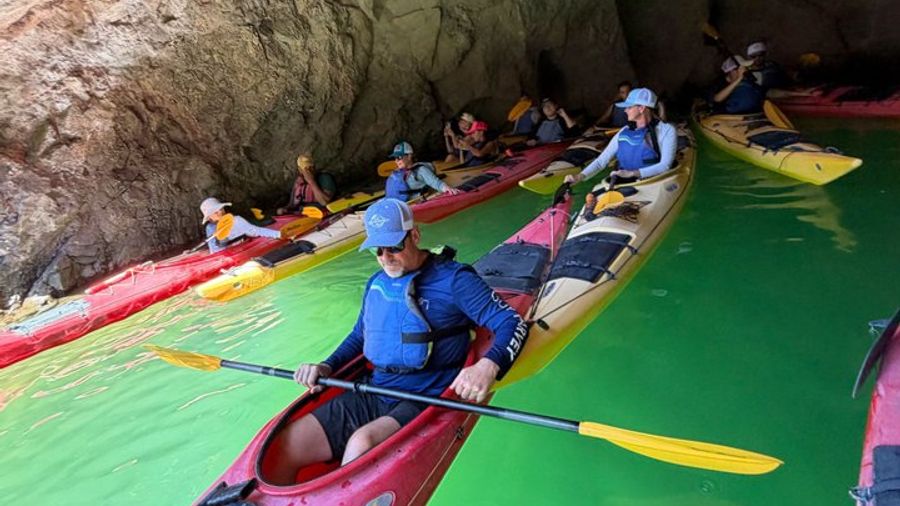 Colorado River Kayak Tour to the Emerald Cave from Las Vegas