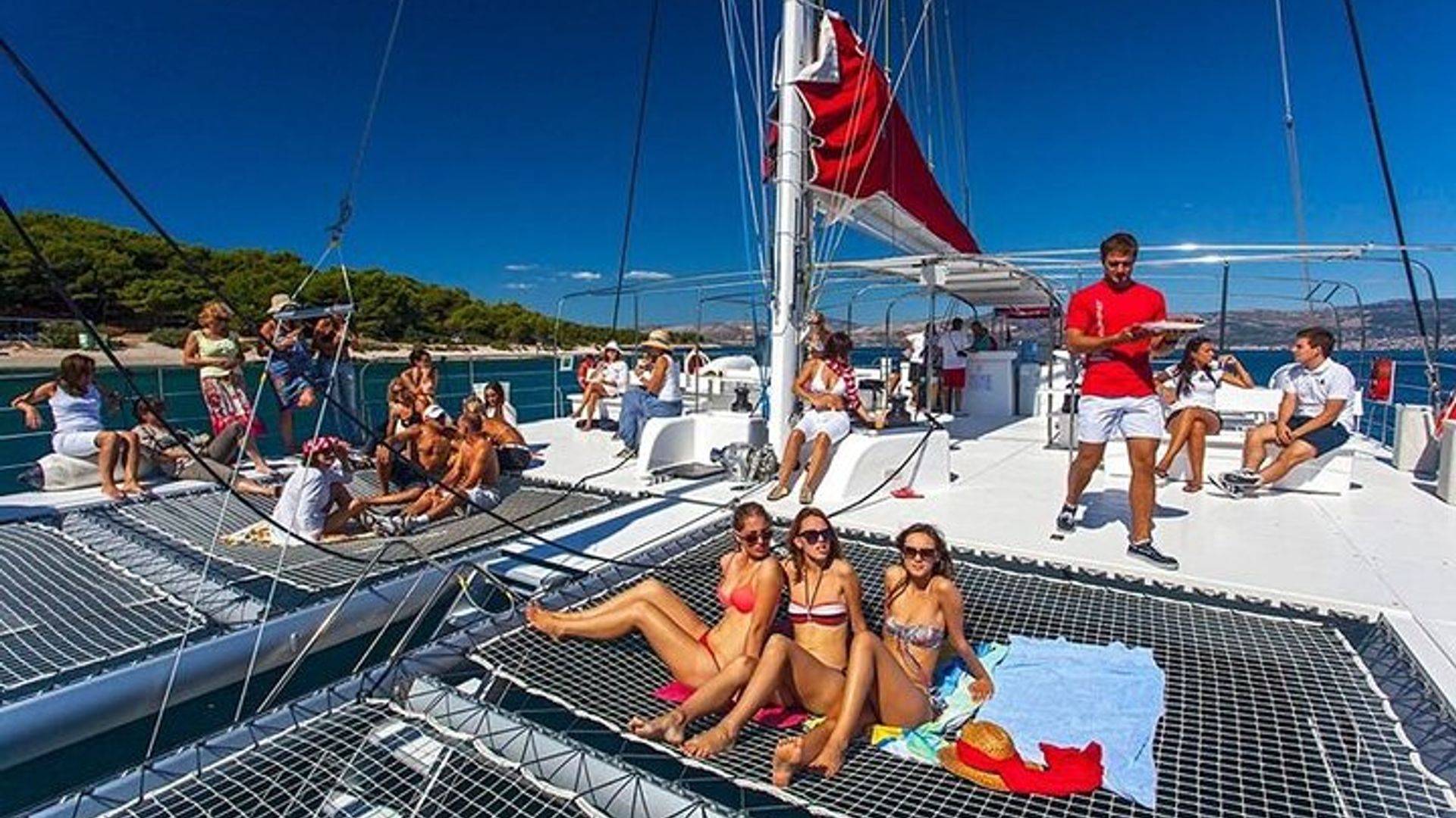 CATAMARAN tout compris avec BBQ : Ile aux cerfs & cascade GRSE