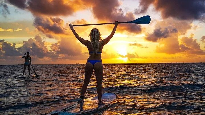 Paddleboard Sunrise Session - Daily Mixed Group On The Caribbean Sea