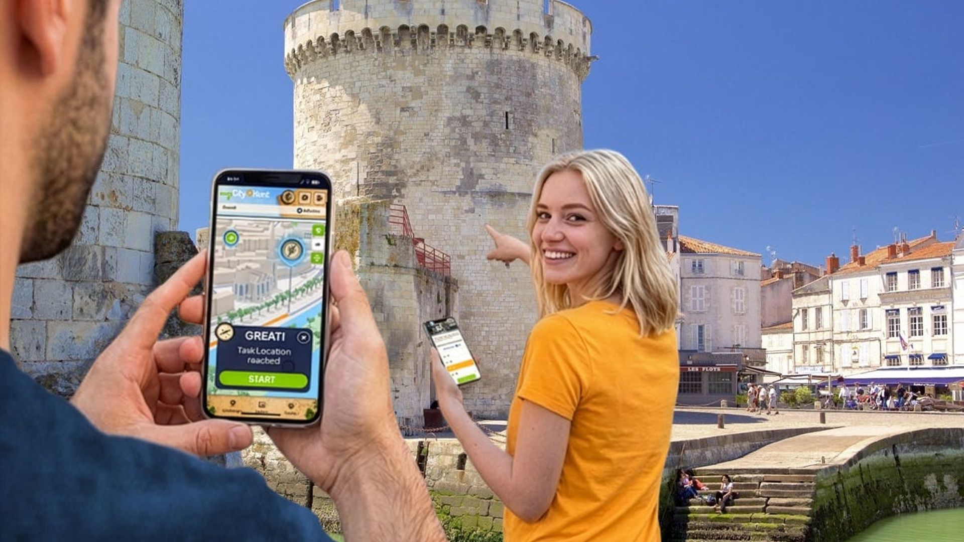 Self-guided digital scavenger hunt in La Rochelle