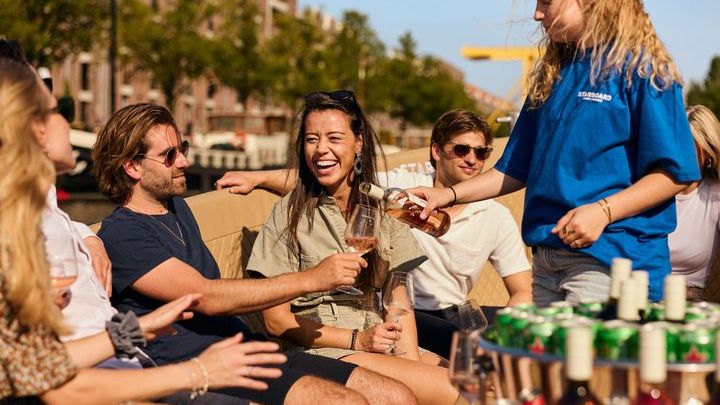 Amsterdam Canal Booze Boat - Unlimited Drinks - City Centre
