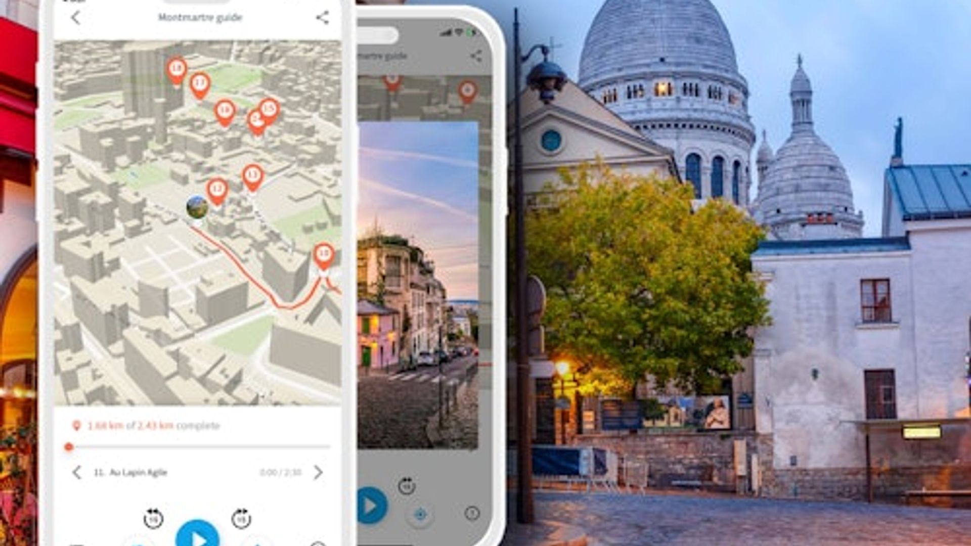 Montmartre und die Kathedrale Sacre-Coeur: Audioguide App