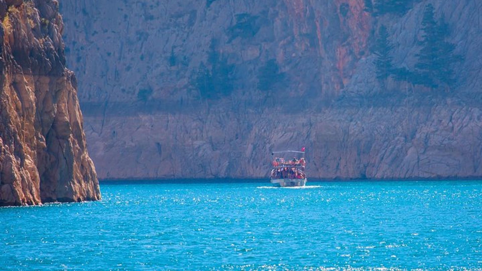 Croisière en bateau Green Canyon d'une journée au départ de Belek avec déjeuner