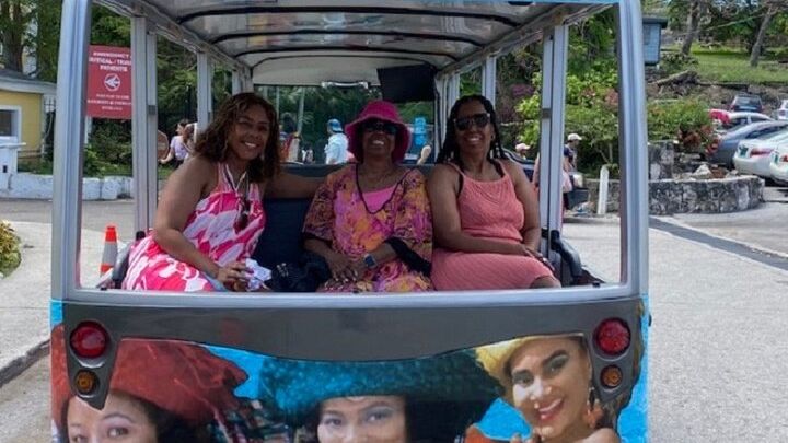 Nassau Sightseeing Tour on Open-Air Trolley Bus