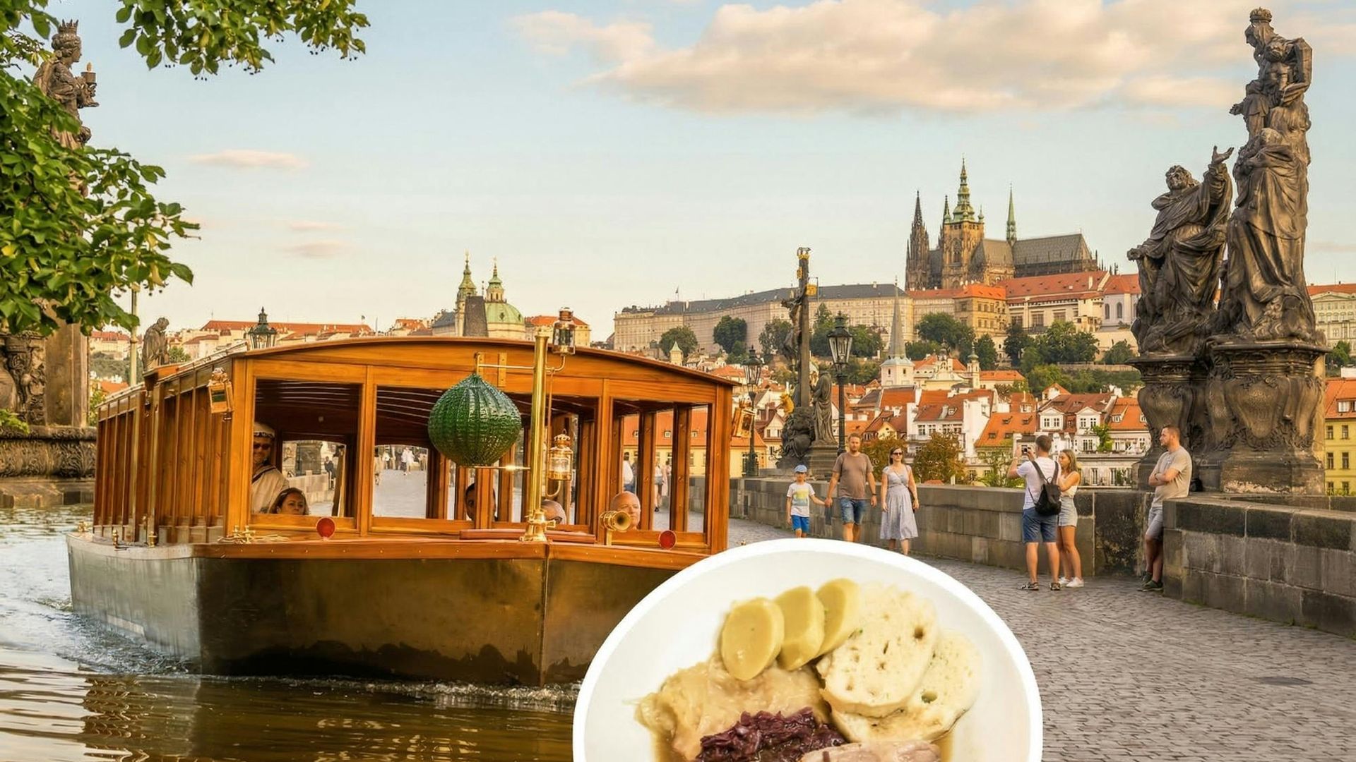 Prague: 6-Hour Tour with River Boat Cruise and Lunch
