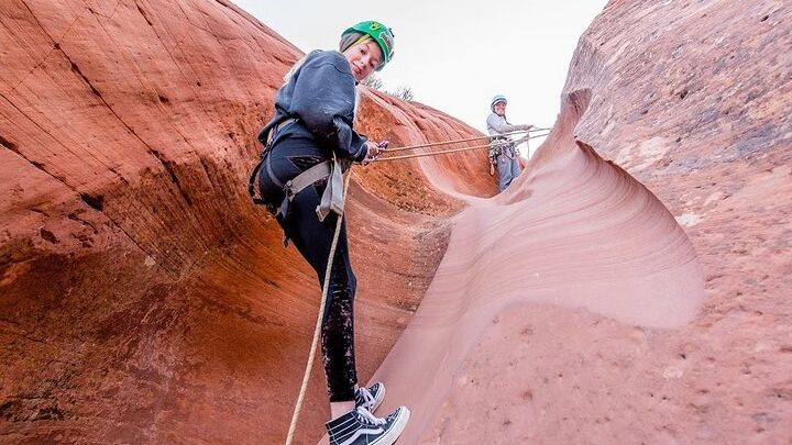 Private Guided Canyoneering Huntress Canyon with Rappelling