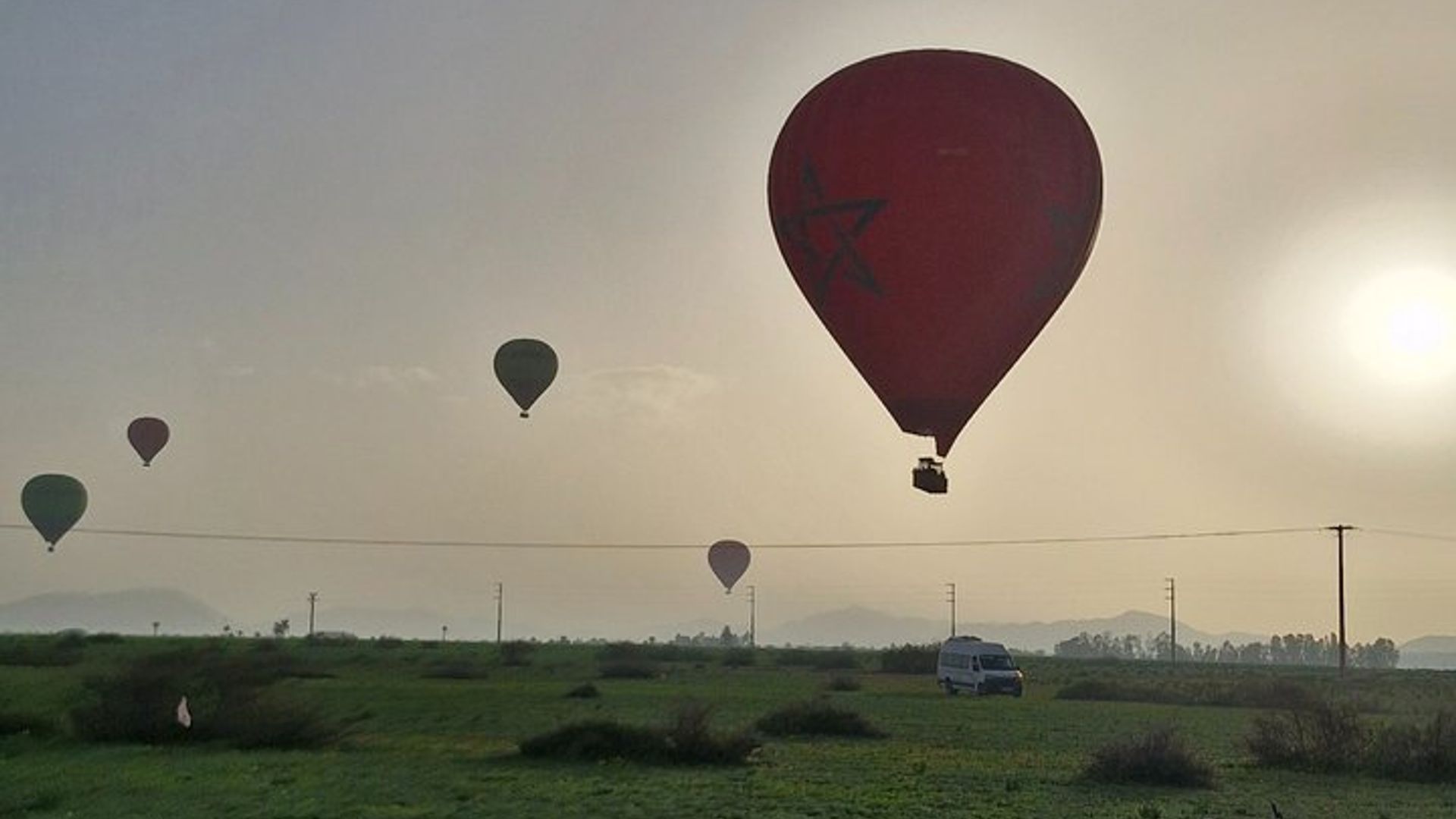 Marrakech: Vuelo en globo al amanecer con desayuno