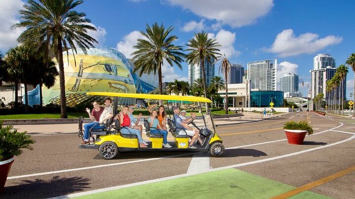 St. Petersburg, Florida: Guided Golf Cart Sightseeing Tour