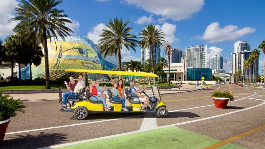 St. Petersburg, Florida: Guided Golf Cart Sightseeing Tour