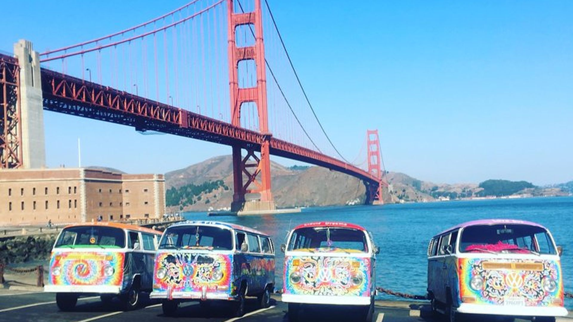 San Francisco Small-Group Love Tour in 70s Hippie Van image 1