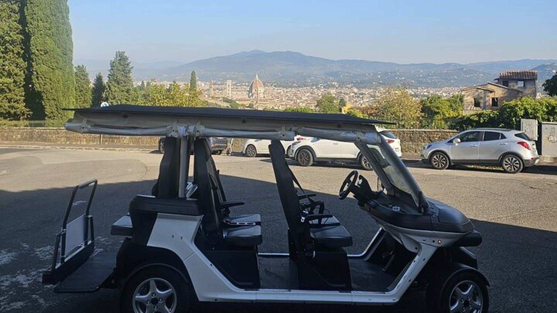 Golf cart Tour in Florence Panoramic: Food & Tasting