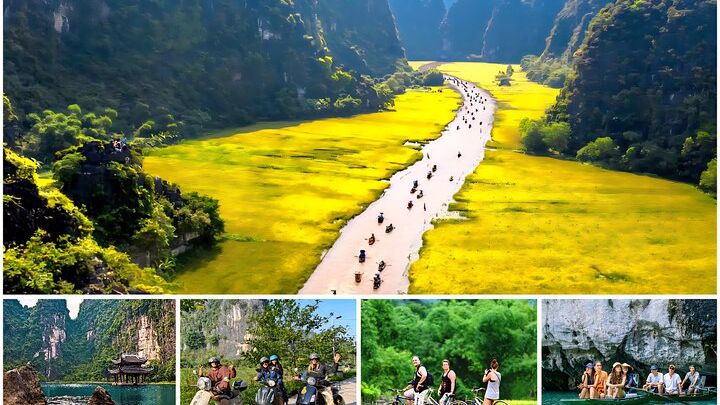 Hanoi to Ninh Binh Day Trip With Boat, Motorbike and Hike