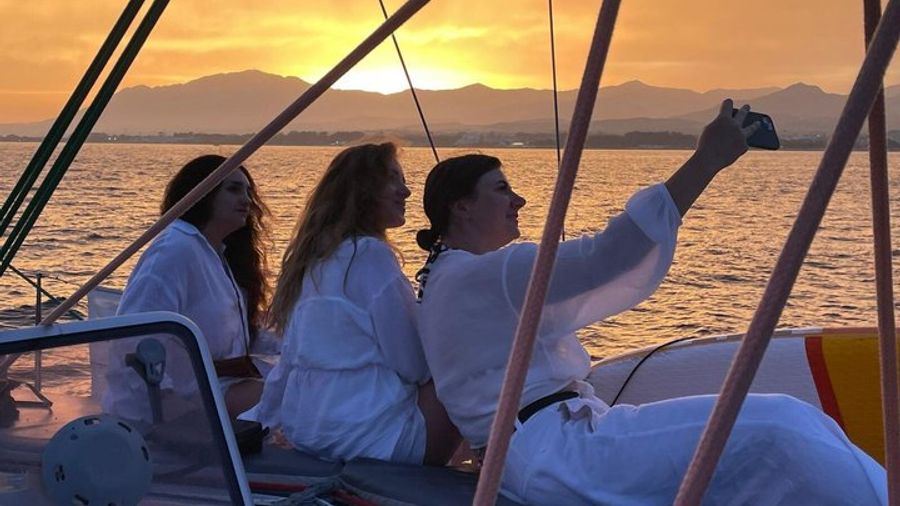 Marbella Coast Small-Group Sunset Sail From Puerto Banus