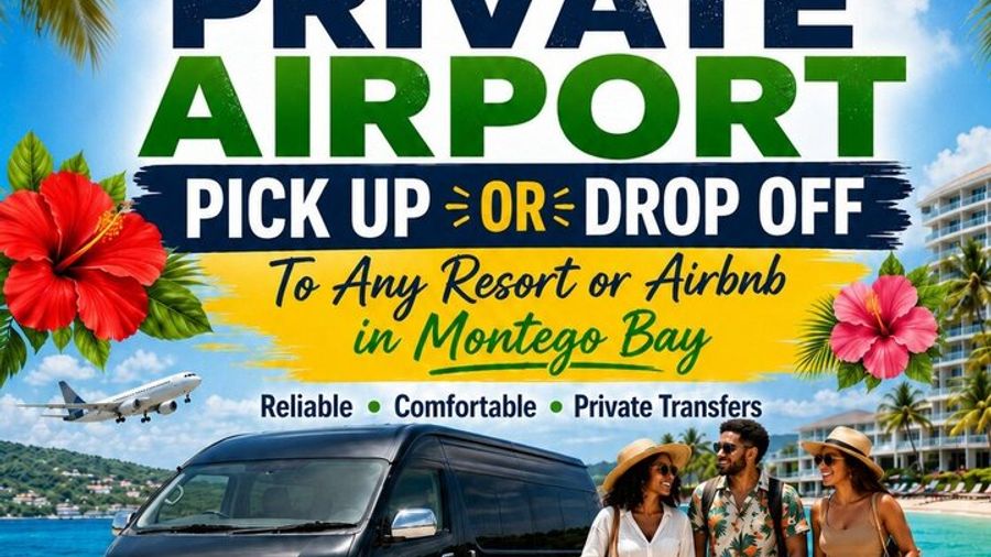 Airport Pickup, Dropoff to any Resort or Airbnb in Montego Bay