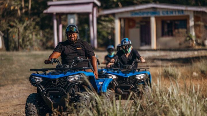 ATV Quad Bike Adventure Tour to Remote Village and School (Departs Nadi)