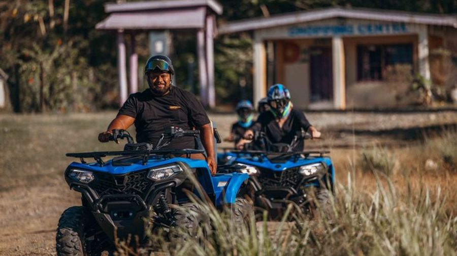 ATV Quad Bike Adventure Tour to Remote Village and School (Departs Nadi)