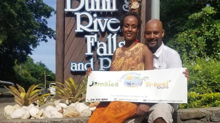 Private Tour of Dunn's River Falls & Martha Brae River Rafting from Montego Bay