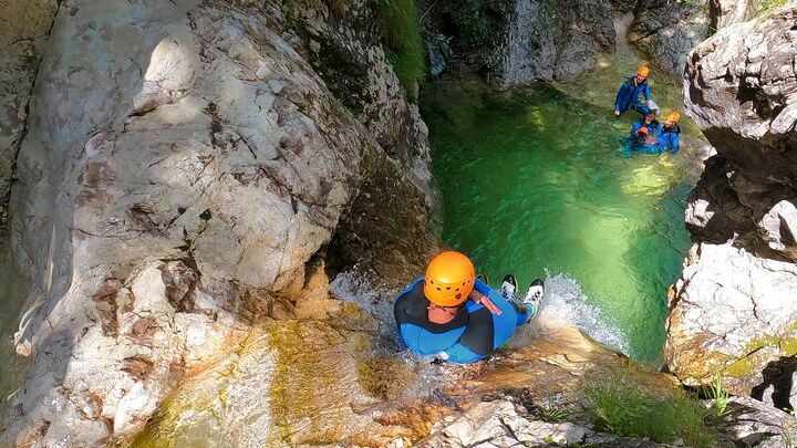 Triglav National Park Small-Group Canyoning Tour from Bovec