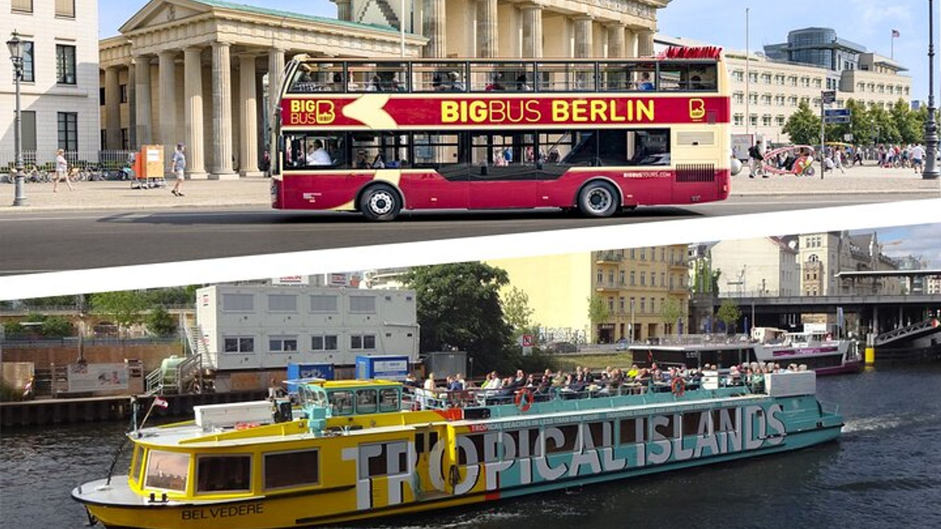 Big Bus Berlin Hop-on-Hop-off Tour with River Cruise