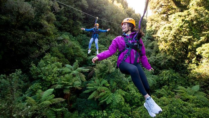 Rotorua Forest Canopy Half-Day Ziplining Activity with Shuttle