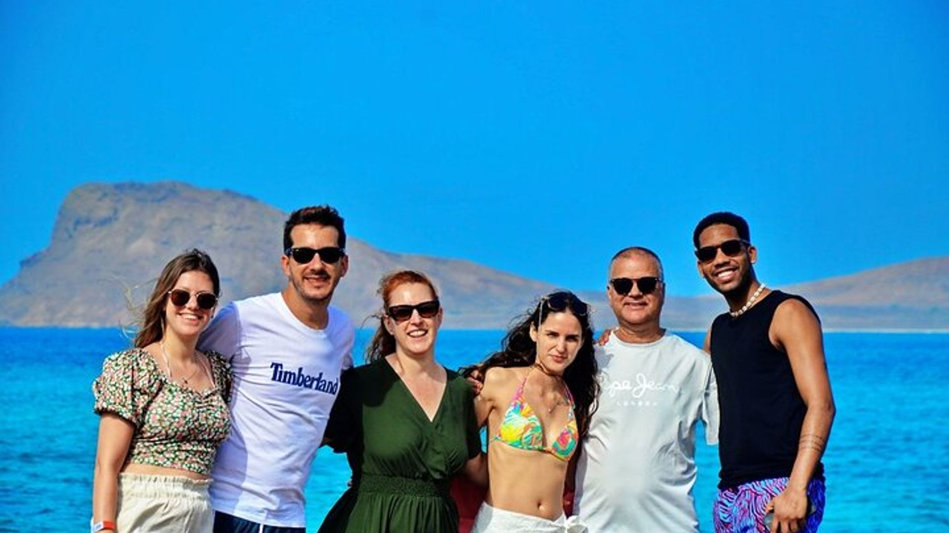 Desde Sal Island Blu eye Lago Salado Limón Tiburones y Palmeira