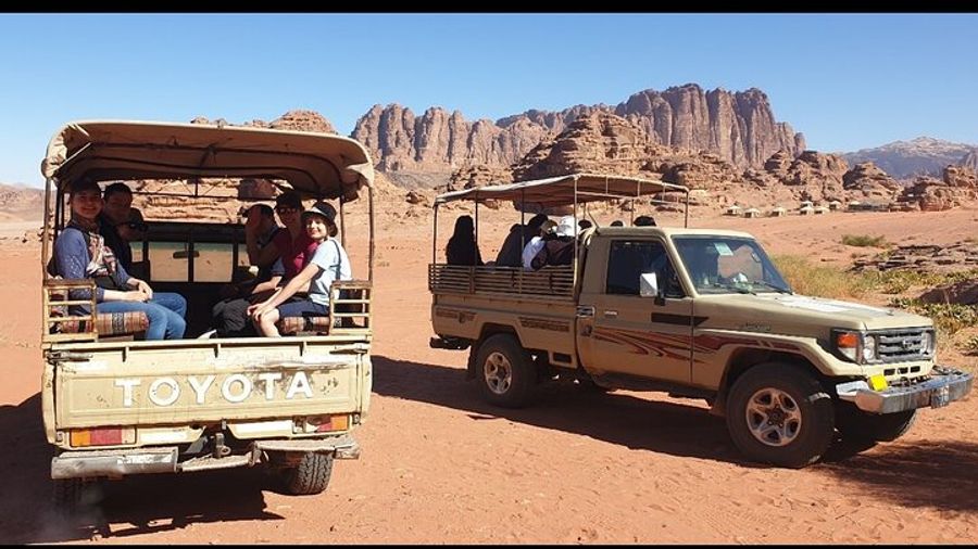 Wadi Rum Private Small-Group Jeep Tour and Overnight Stay