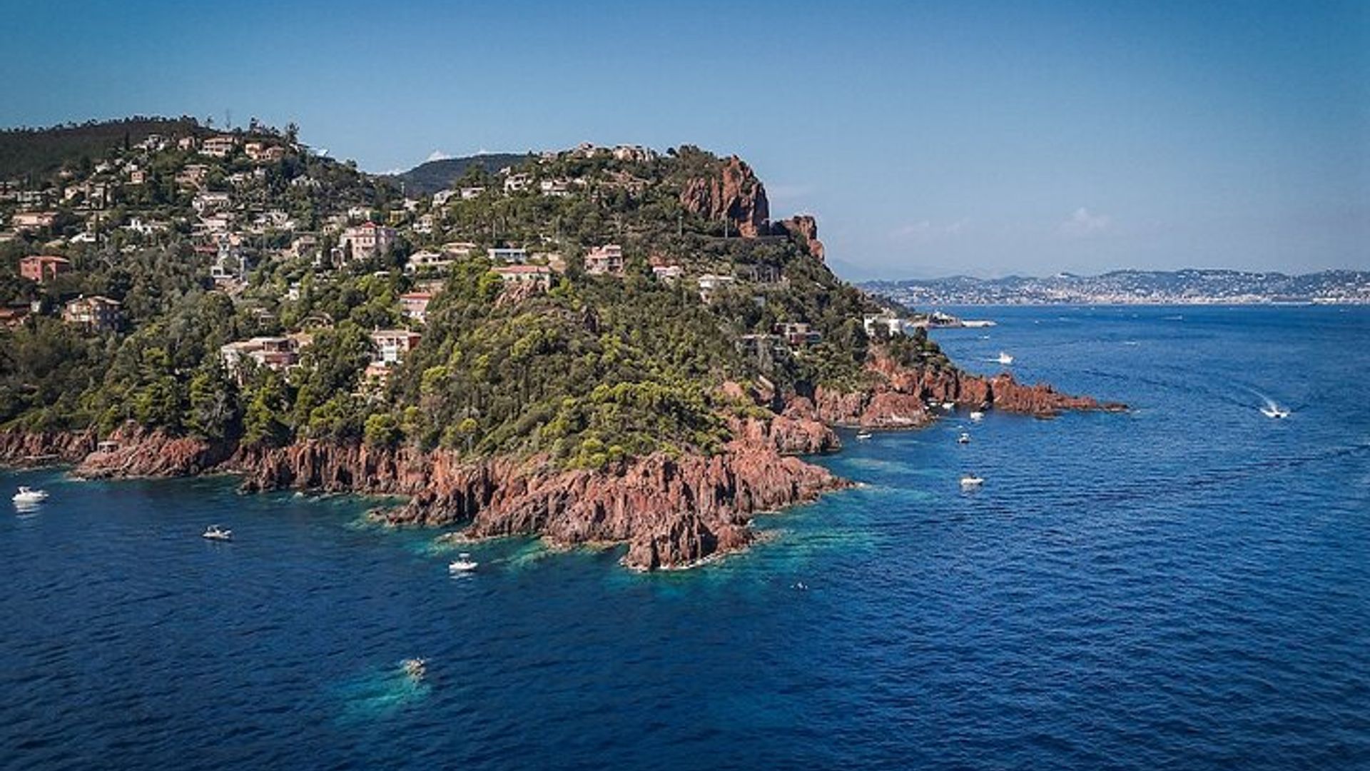 Cannes : Estérel Tour en barco para grupos pequeños