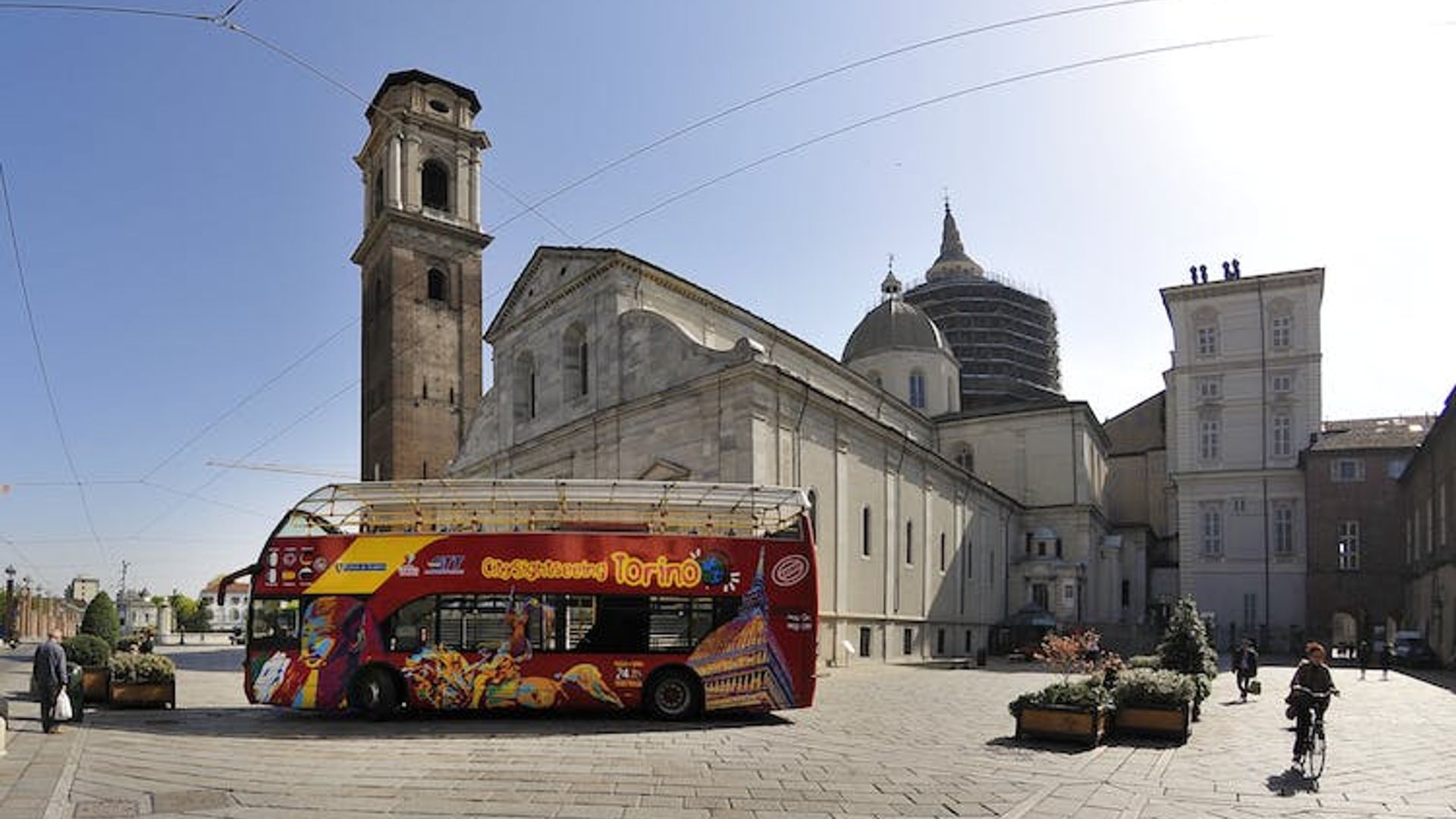 National Museum of Cinema and Mole Antonelliana with Turin 24 or 48-hour hop-on hop-off bus tickets