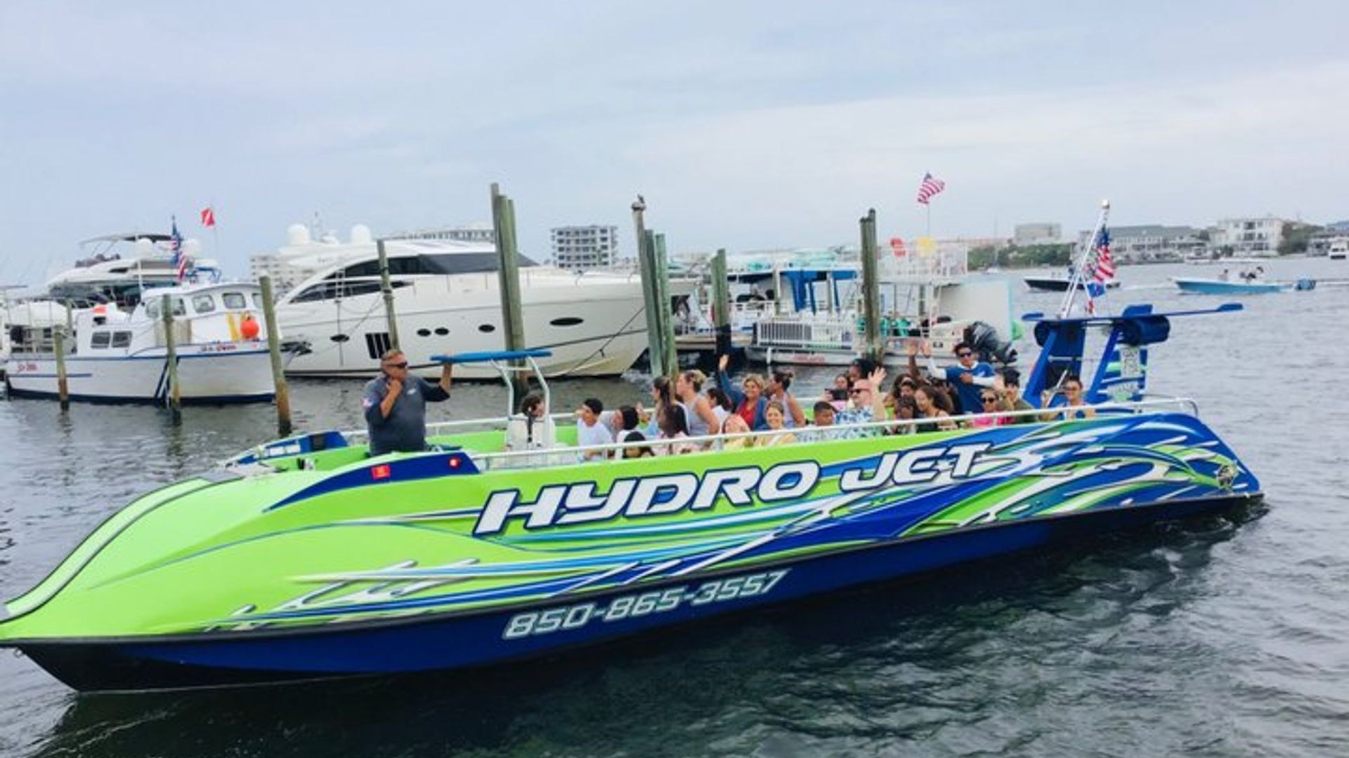 Croisière d'observation des dauphins Destin Hydrojet