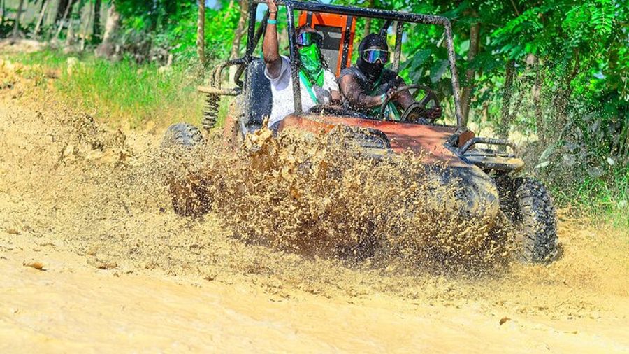 Buggy Tour in Punta Cana with Stops at the Beach and a Cave