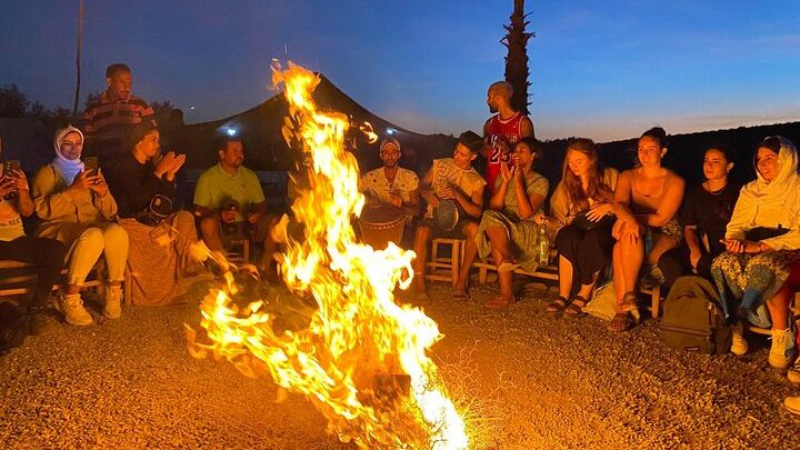 Marrakech : Agafay Desert sunset Dinner & Fire Show