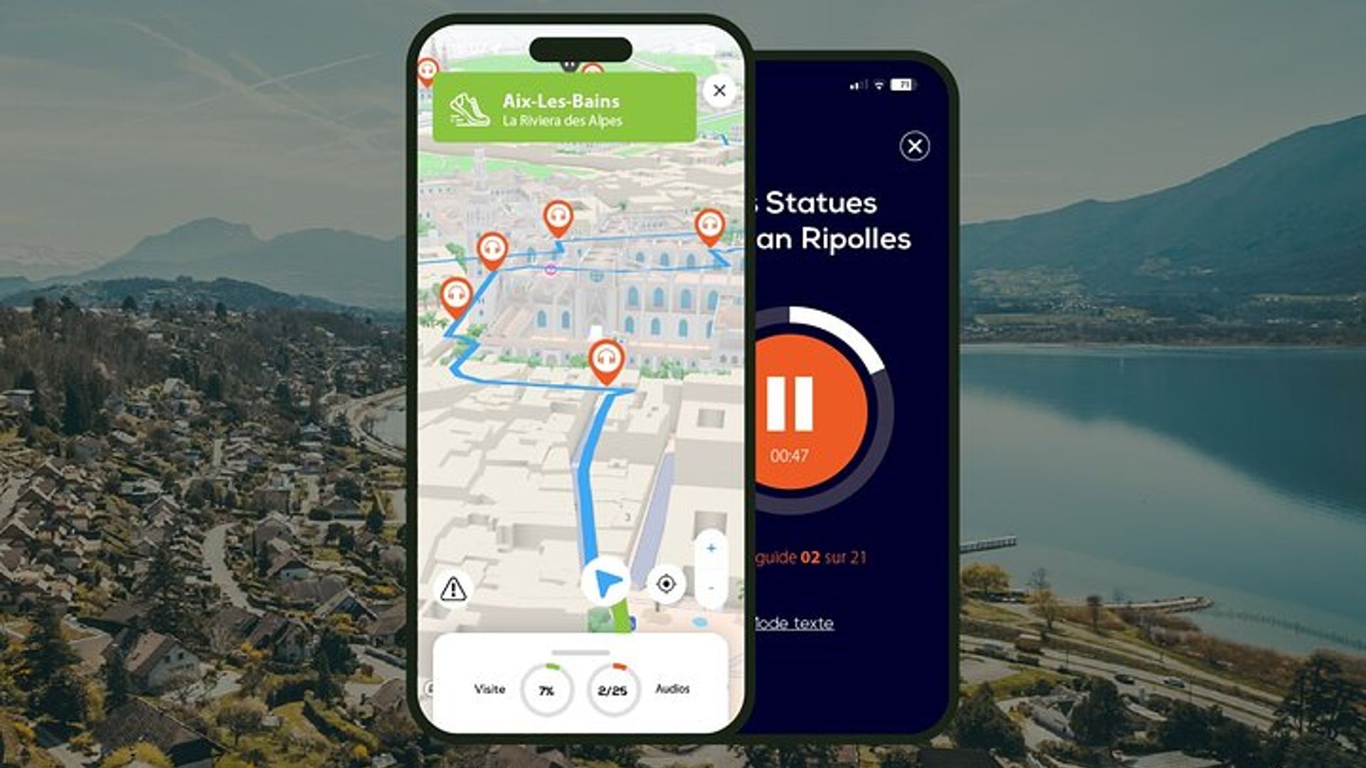 Aix-Les-Bains Visite audioguidée à pied 1h16 et 14 commentaires