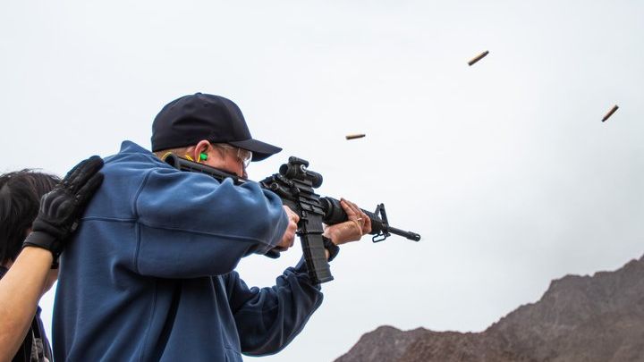 Las Vegas Open-Air Machine Gun and Rifle Shooting Small-Group