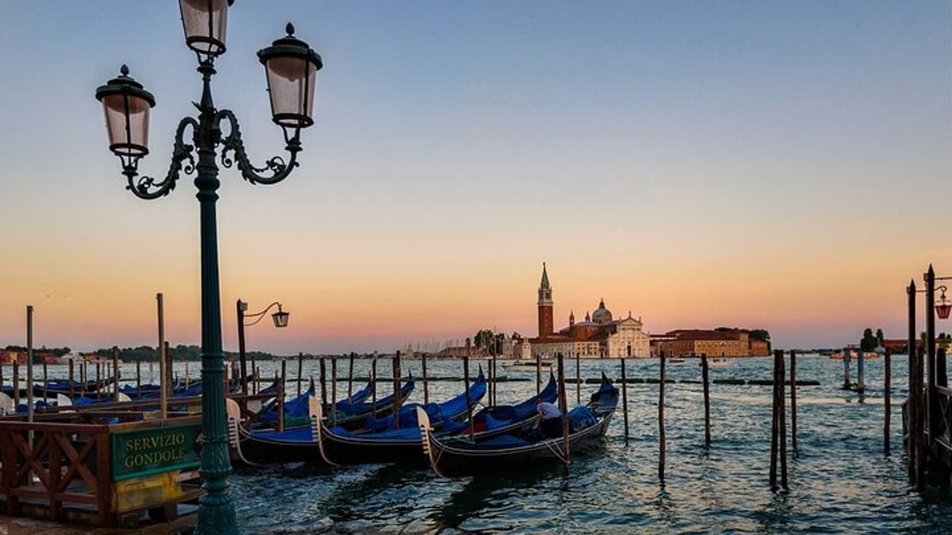 Gondola Ride Near St Mark’s Square