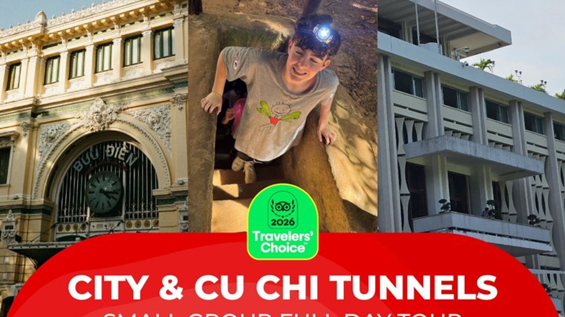 Tagestour in kleiner Gruppe durch Ho-Chi-Minh-Stadt und zu den Tunneln von Cu Chi