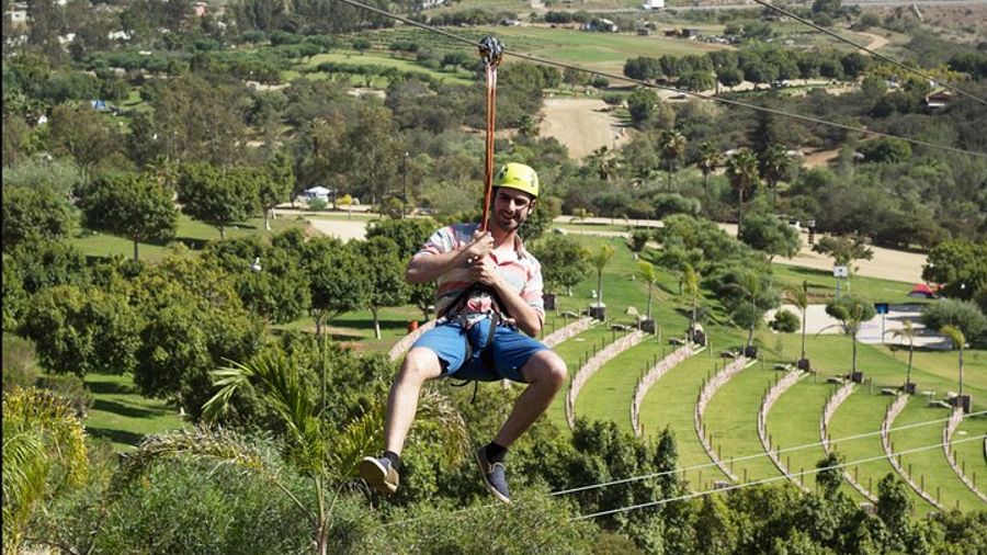 Las Cañadas Canopy Zipline Tour in Ensenada, Baja