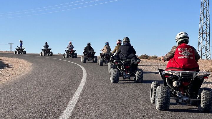 Quad bike tour in agafay desert