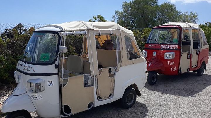 Private Guided Tuk-Tuk Tour with Pick-Up and Drop-Off of Albufeira