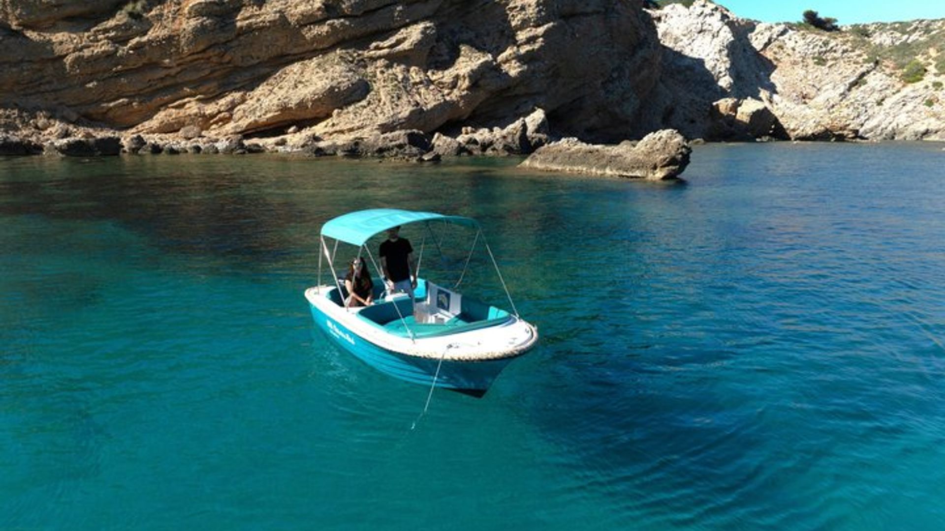 Untitled boat rental in the Port of Addaia