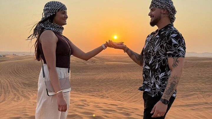 Dubai Desert Safari Trip With BBQ, Dune Bashing, and Fire Show