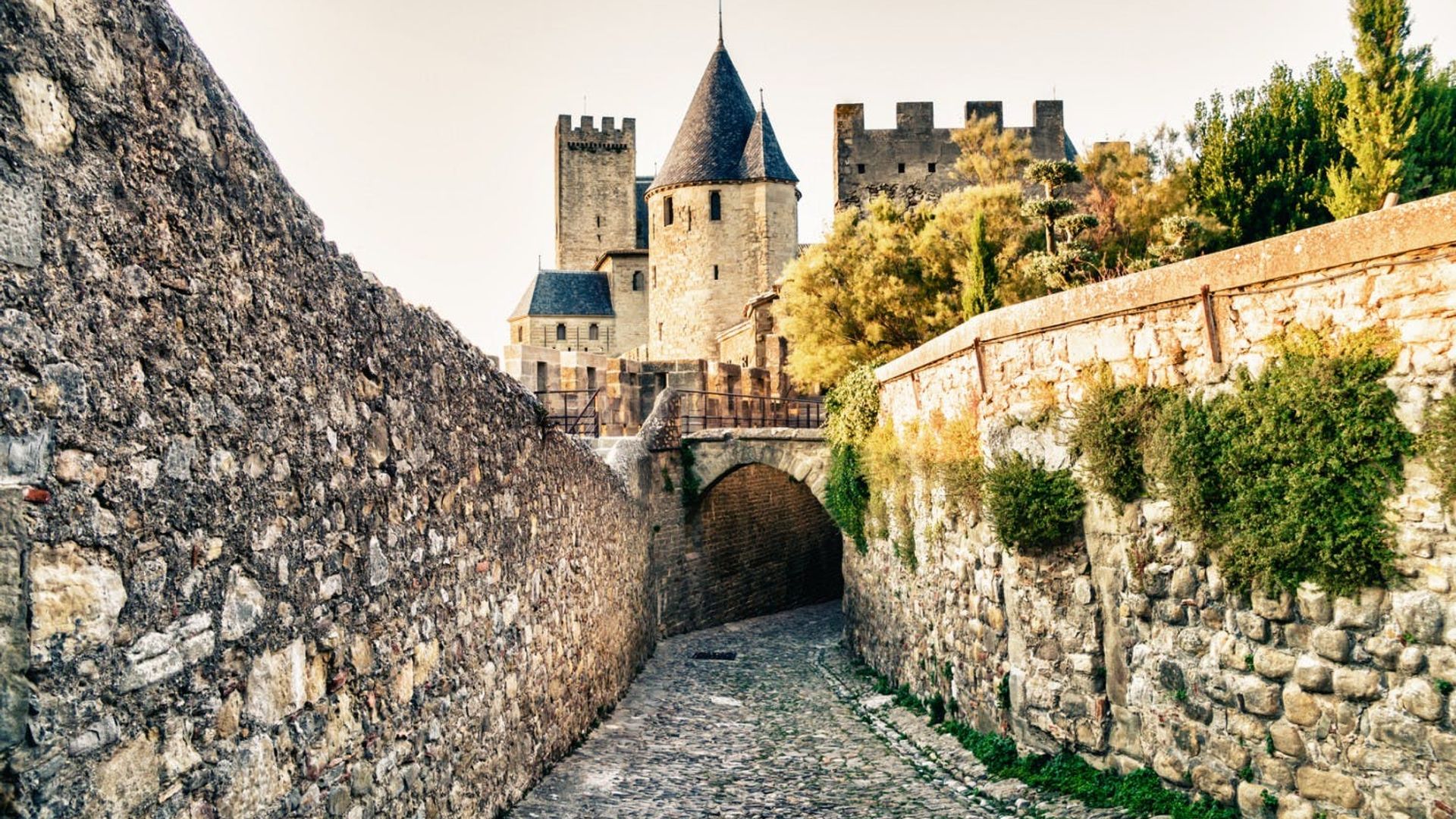 Entradas para el Château Comtal en la ciudad fortificada de Carcasona