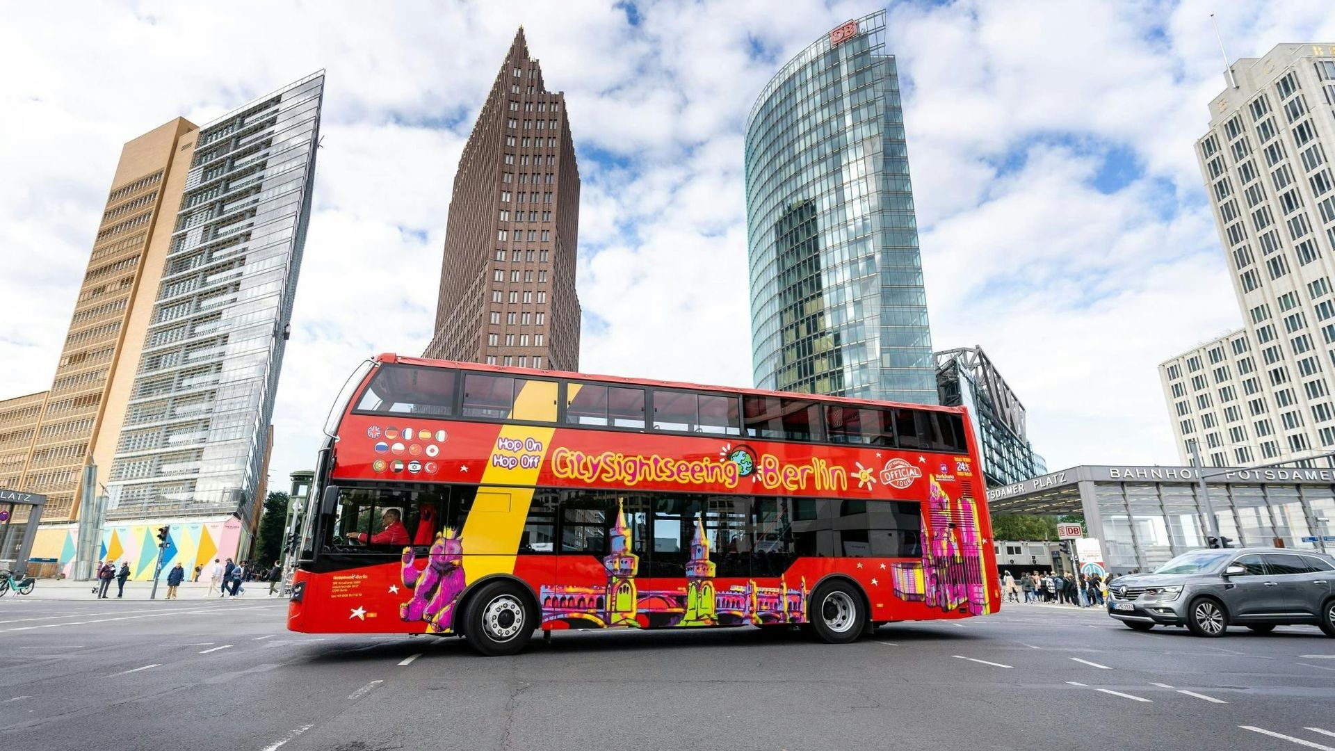 West and East Berlin 2 routes hop-on hop-off sightseeing bus tour