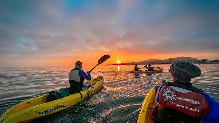Santa Barbara Harbor Sunset Small-Group Guided Kayaking Tour