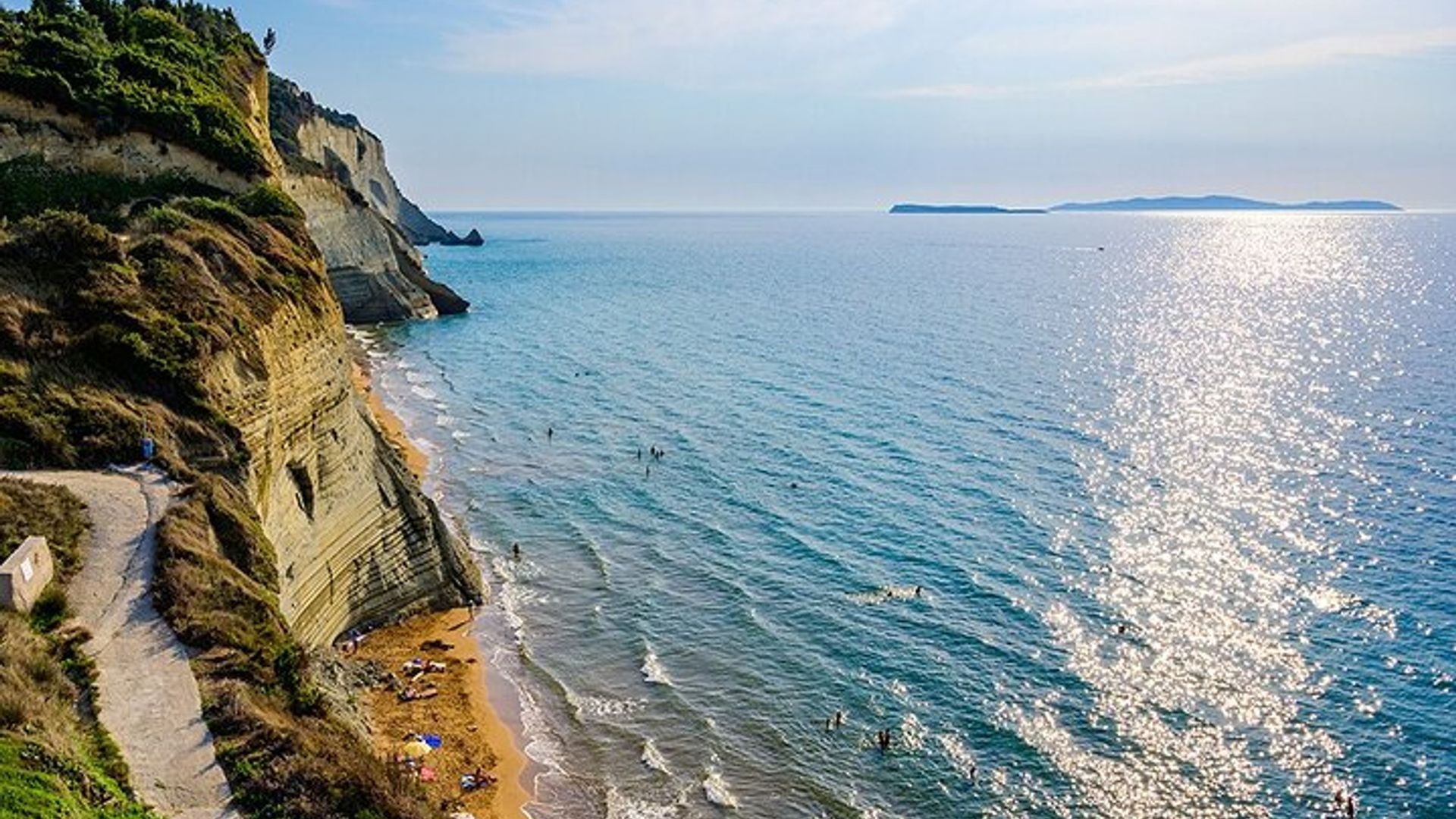 Corfu: Palaiokastritsa Swimming and Loggas Beach Sunset Tour