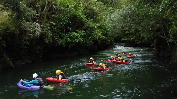Okere River Small-Group White-Water Sledging Trip from Rotorua