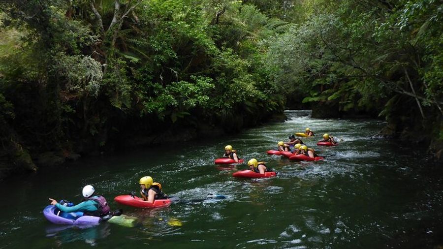 Okere River Small-Group White-Water Sledging Trip from Rotorua