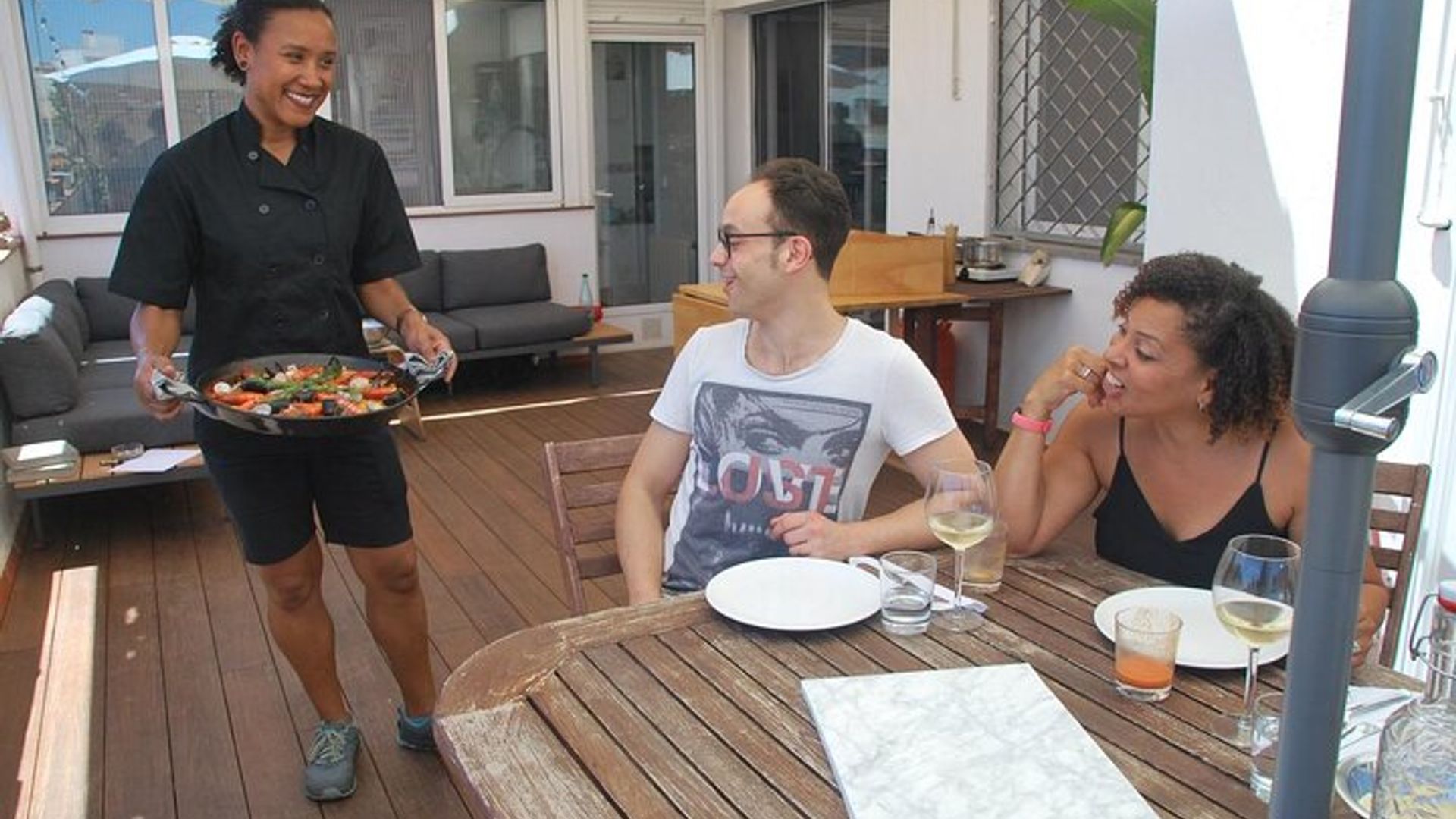 Barcelona Private Paella or Fideua Class with Market Option